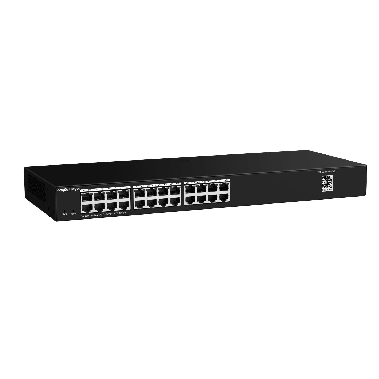 Ruijie RG-ES224GC-V2 , 24-Port Gigabit Smart Cloud Managed Non-PoE Switch - Image 3