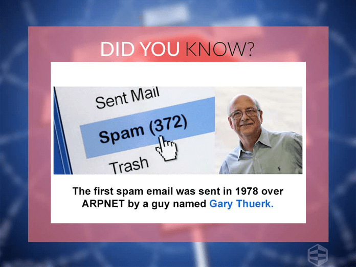 First Email Spammer in History