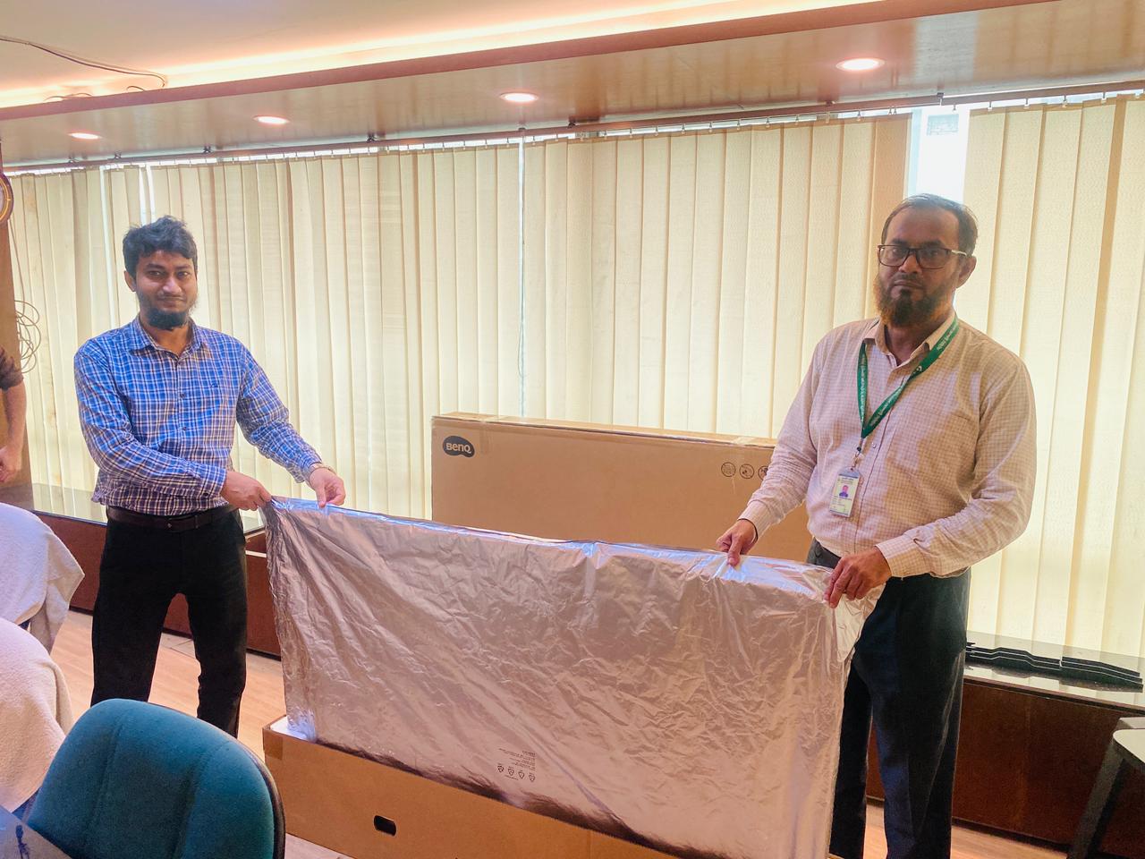 Revolution Technology BD collaborating with Rupali Life Insurance Company Limited through BenQ RM6504 Interactive Flat Panel