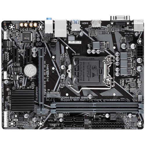 Gigabyte H410M H 10th Gen Micro ATX Motherboard - Image 2