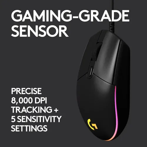 Logitech G102 Lightsync RGB USB Gaming Mouse - Image 3