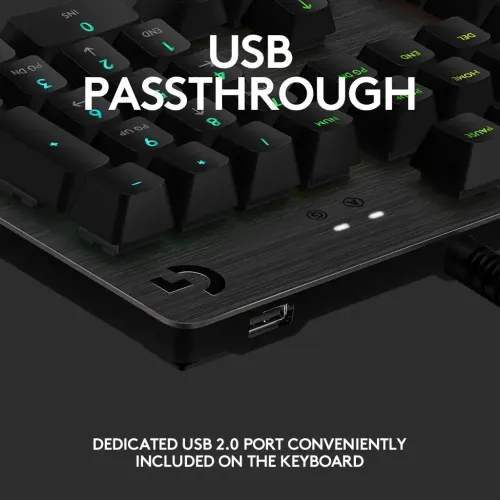 Logitech G512 Lightsync RGB Mechanical USB Gaming Keyboard - Image 3