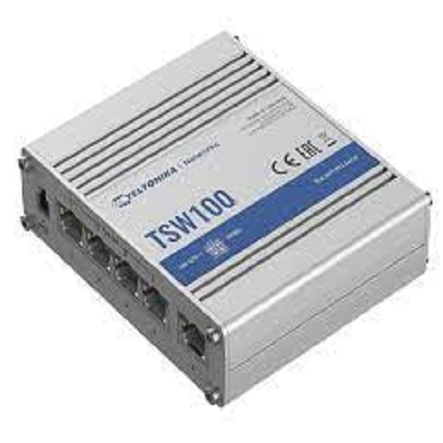 Teltonika TSW100 Industrial Unmanaged POE+ Switch - Image 2