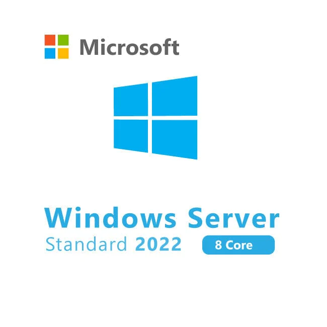 Windows Server 2022 Standard - 8 Core License Pack 1 Year (CSP License)