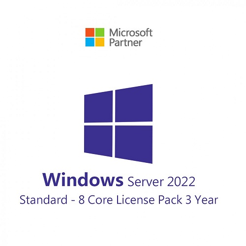 Windows Server 2022 Standard - 8 Core License Pack 3 Year (CSP License)