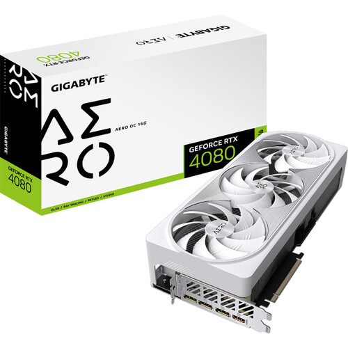 GIGABYTE GeForce RTX 4080 AERO OC 16GB GDDR6X Graphics Card