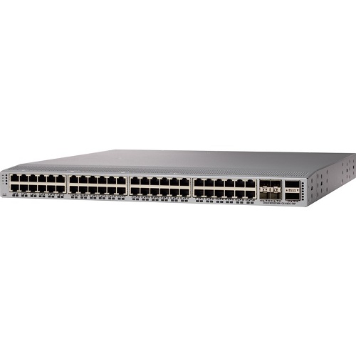 Cisco Nexus N9K-C9348GC-FXP 48p 100M/1G BASE-T, 4p 1/10/25G SFP28 and 2p 40G/100G QSFP28 Switch