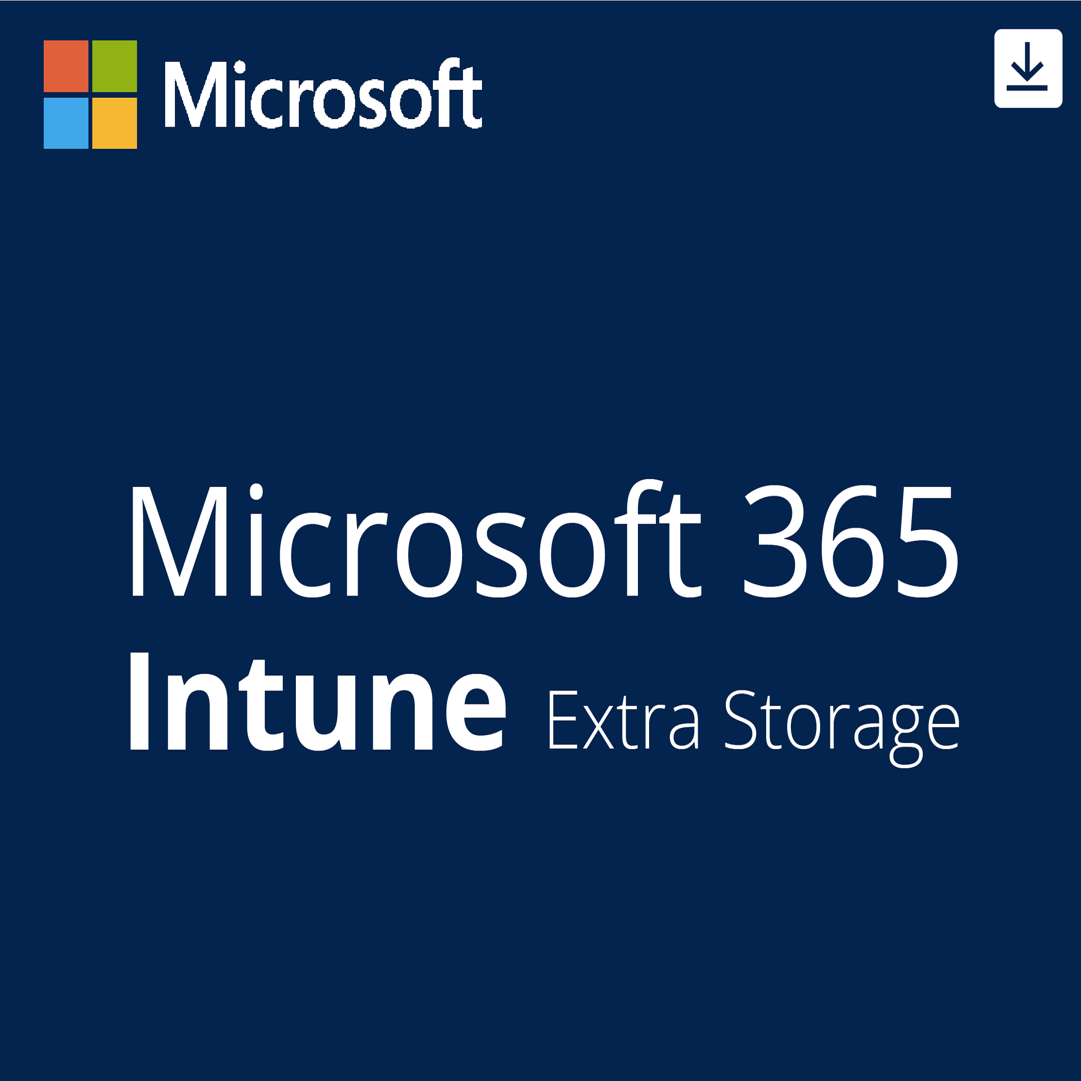 Microsoft Intune Extra Storage CSP License 1 Year Subscription