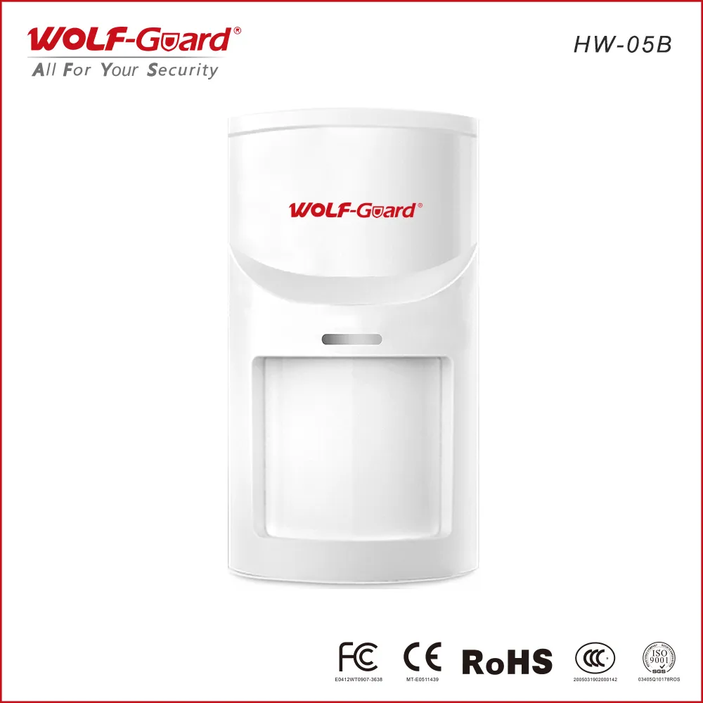 WolfGuard Wireless Intelligent PIR Infrared Motion Detector Sensor