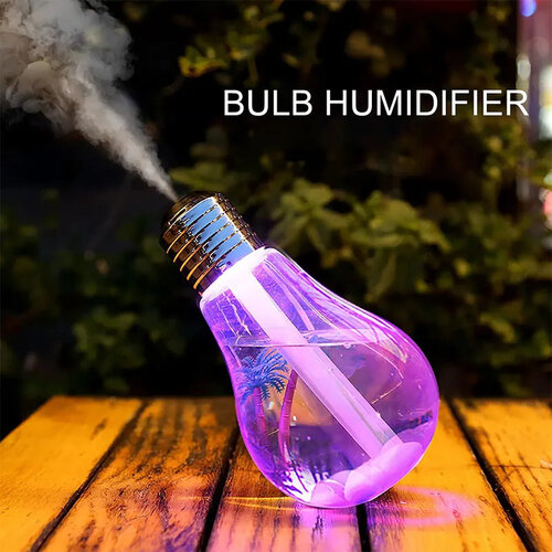 Bulb Humidifier 300ml USB Air Humidifier