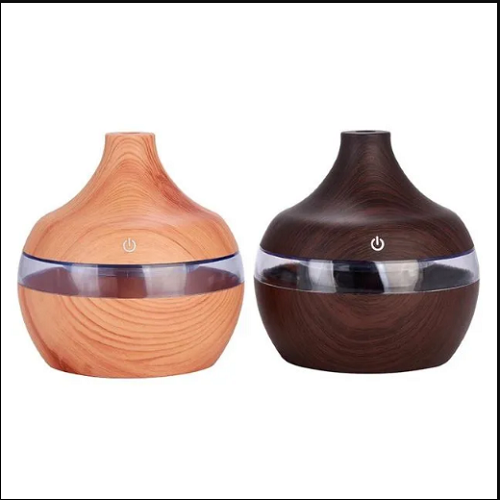 Mini Home Wood Grain Air Humidifier Electric Air Aroma Diffuser Purifier