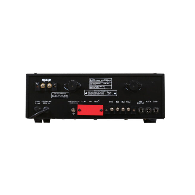 Boss HSSB-80EM 80 watt Medium Power PA Mixing Amplifier