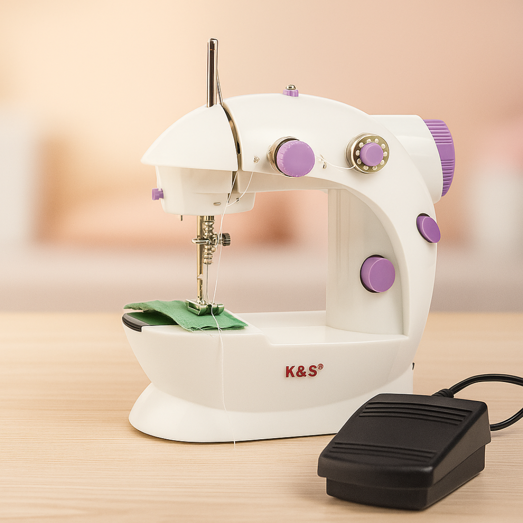 Dual Speed Portable Mini Electric Pedal Sewing Machine