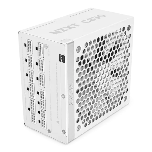 NZXT C850 Gold ATX 3.1 850 Watt 80 Plus Gold Full Modular Power Supply White