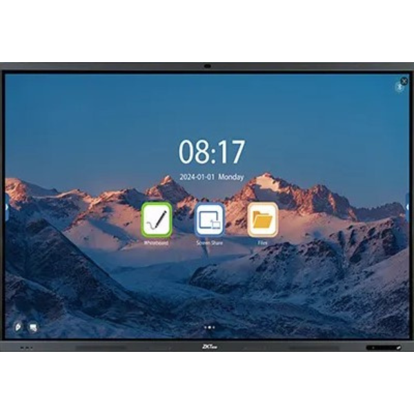 ZKTeco SC02-I375A 75 Inch 4K UHD Interactive Flat Panel Display