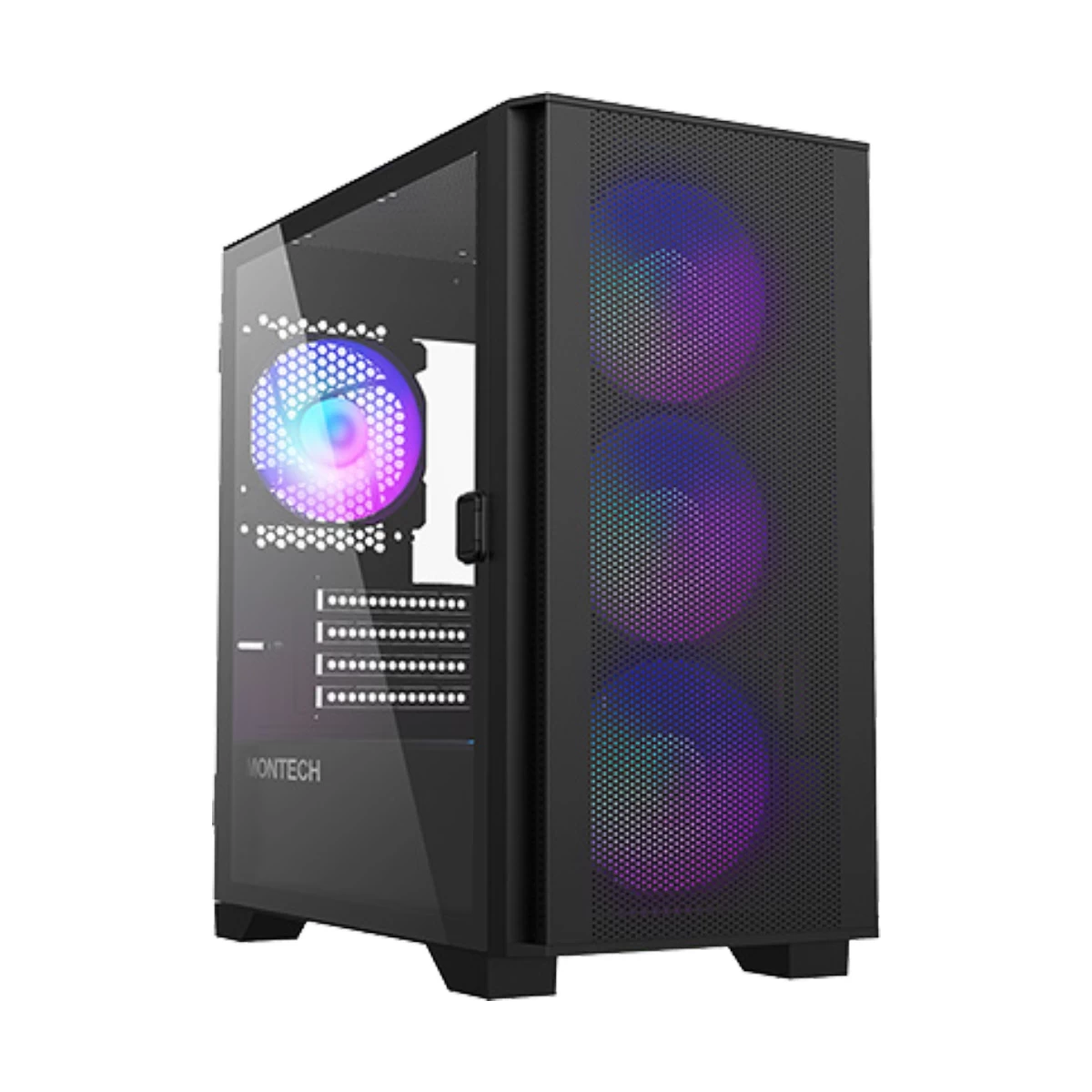Montech AIR 100 ARGB Mid Tower Black Micro- ATX Gaming Desktop Casing