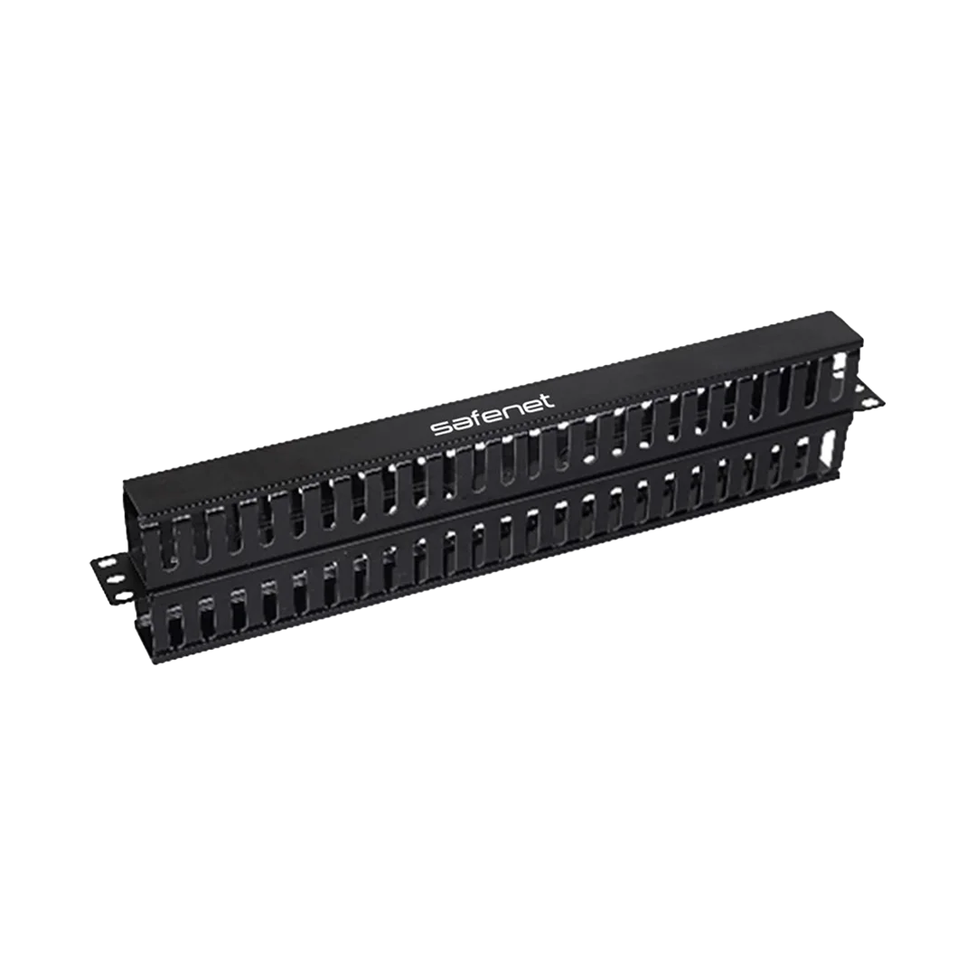 Safenet Horizontal Cable Manager with Front and Rear Duct