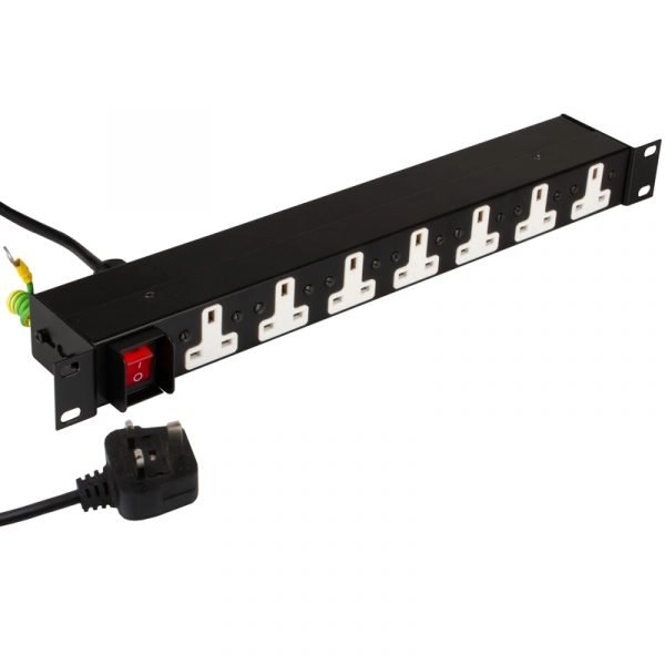 7-Way 1U Multipurpose Rack Mountable PDU (13 Amp)