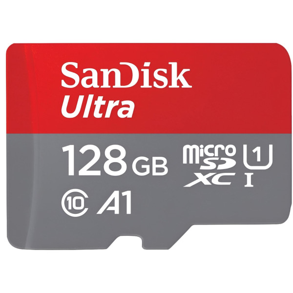 SanDisk Ultra 128GB MicroSDXC UHS-I Memory Card