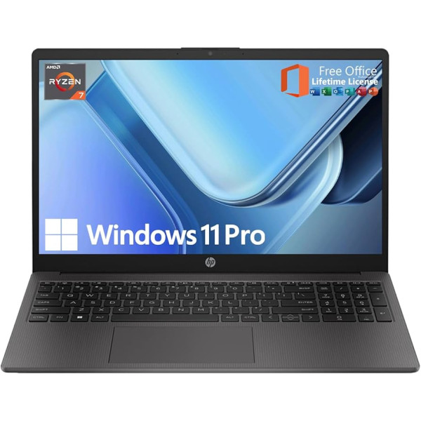 HP AMD Ryzen 7 7730U 8GB RAM 512GB SSD 15.6 Inch FHD IPS Laptop