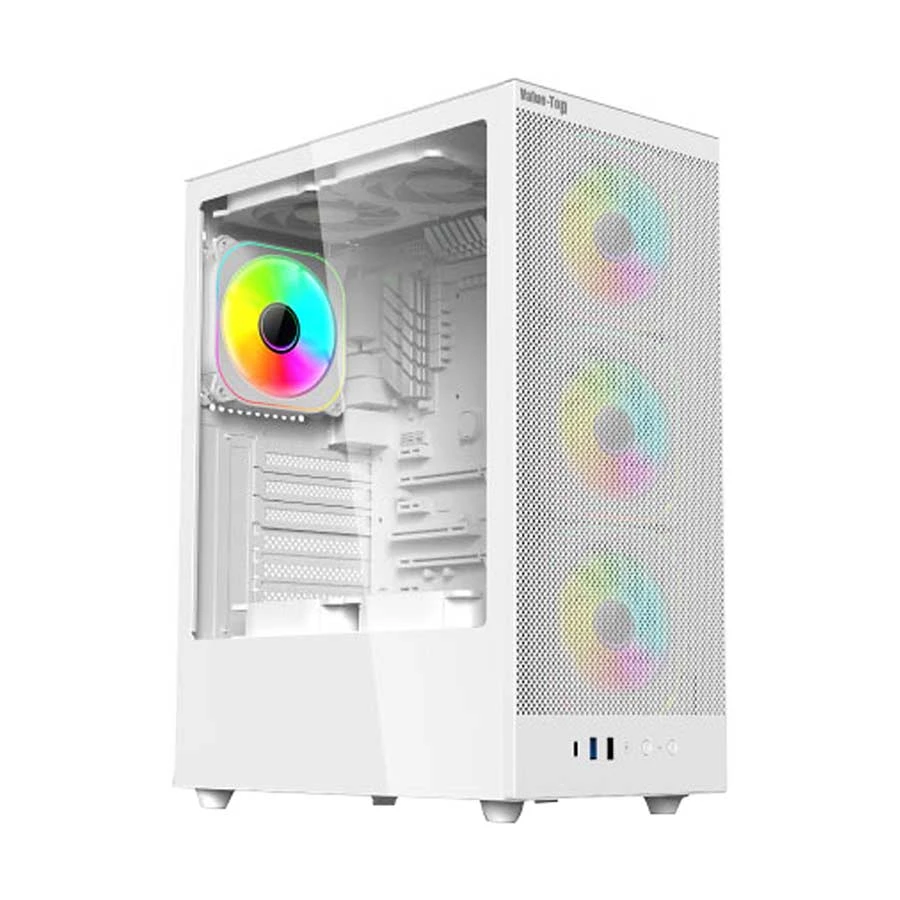 Value-Top ATX Gaming Case with 0.6mm Thickness and ARGB Fans