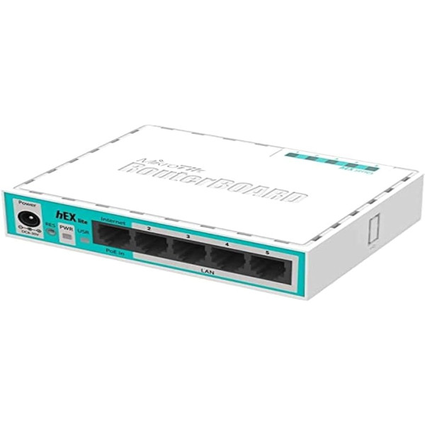 MikroTik RouterBOARD RB750r2 (hEX lite) Ethernet Router