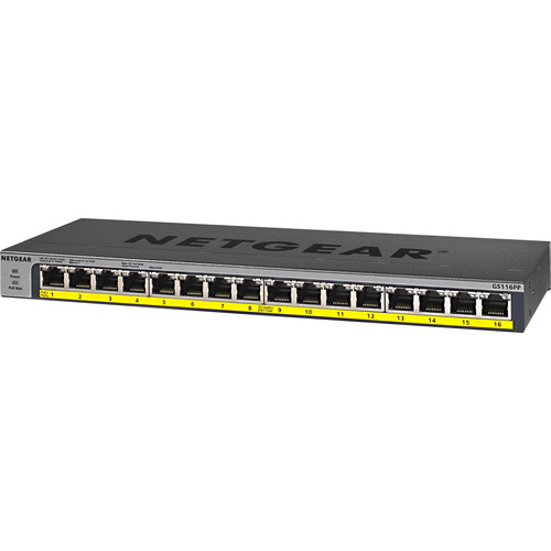 NETGEAR GS316EP 16-Port Gigabit Ethernet Switch