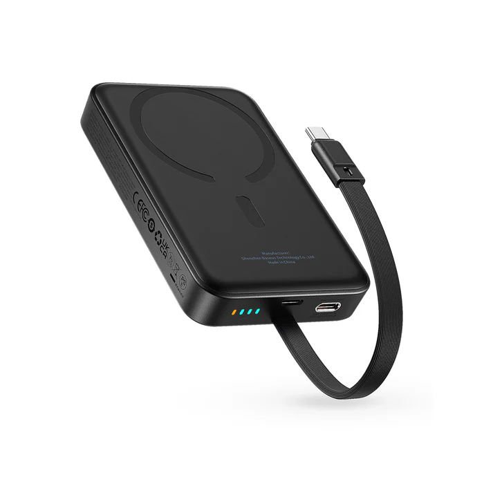 Baseus Magnetic 30W Fast Charging 10000mAh Power bank Built-in USB-C Cable
