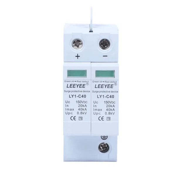 2P 600V 20-40kA DC Surge Protective Device (SPD)