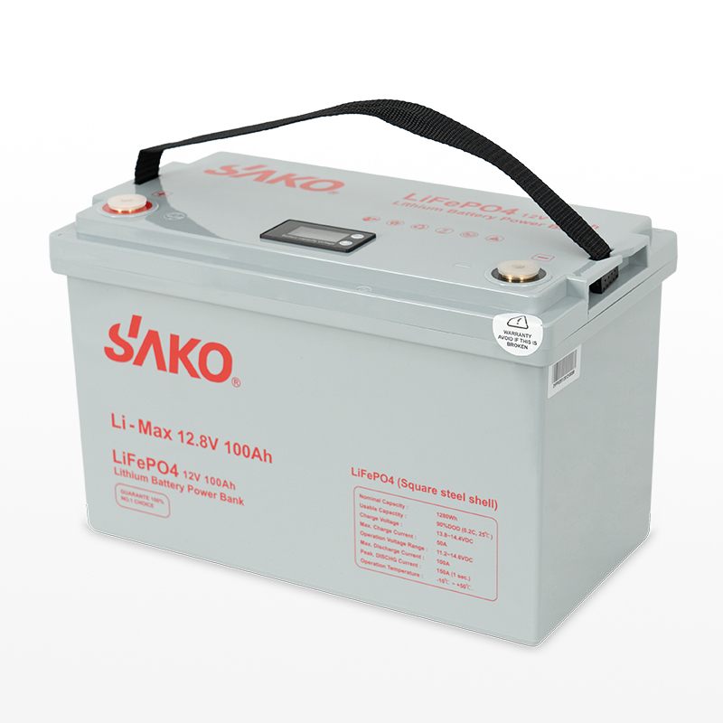 Sako Li-Max 12.8V 100AH LiFePo4 Battery