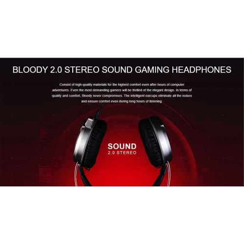 A4Tech Bloody G520S USB Gaming Headphone - Image 2