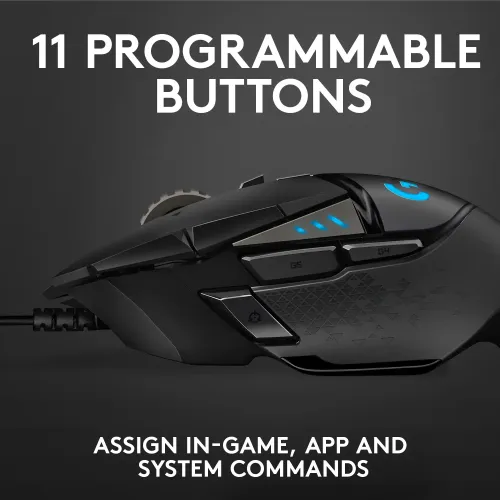 Logitech G502 HERO High Performance RGB Gaming Mouse - Image 2