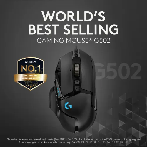 Logitech G502 HERO High Performance RGB Gaming Mouse - Image 4