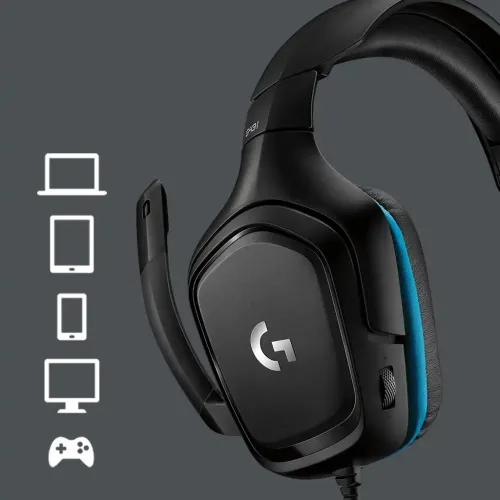 Logitech G431 7.1 Surround Sound Gaming Headphone - Image 2