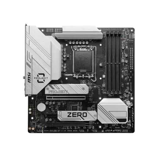 MSI B760M PROJECT ZERO m-ATX Motherboard - Image 3