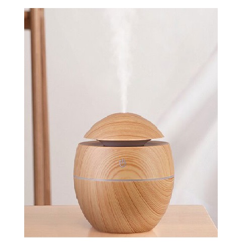 Mini Home Wood Grain Air Humidifier Electric Air Aroma Diffuser Purifier - Image 2