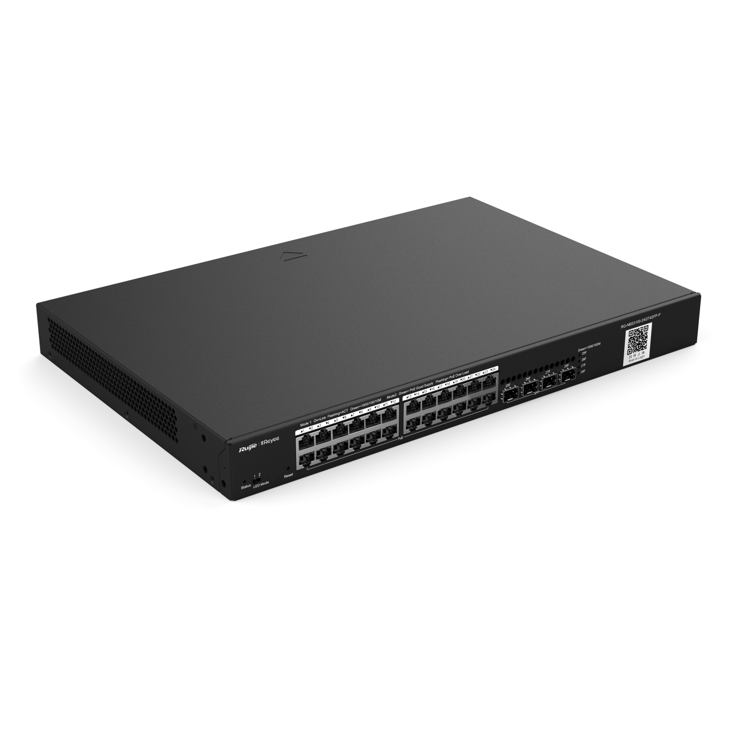 Ruijie RG-NBS3100-24GT4SFP-P, 28-Port Gigabit Layer 2 Cloud Managed PoE Switch - Image 3