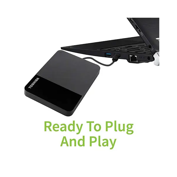 Toshiba Canvio Ready 1TB USB 3.2 Black External Hard Drive - Image 3