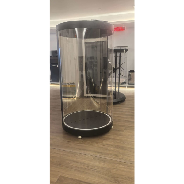 75 Inch Cylindrical 3D Holographic Projection Ai Interaction Transparent Showcase Holographic 3D Technology Display - Image 4