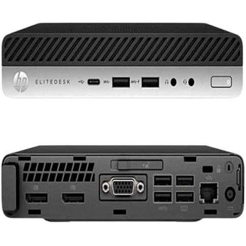 HP EliteDesk 800 G3 Desktop Mini PC Core i5 6th Gen Processor 8GB RAM 256GB SSD - Image 2