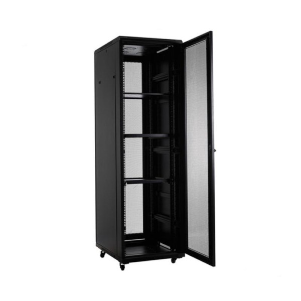 Safenet 42U (800x1000)mm Glass Front Door Network Rack - SCG8142 - Image 3