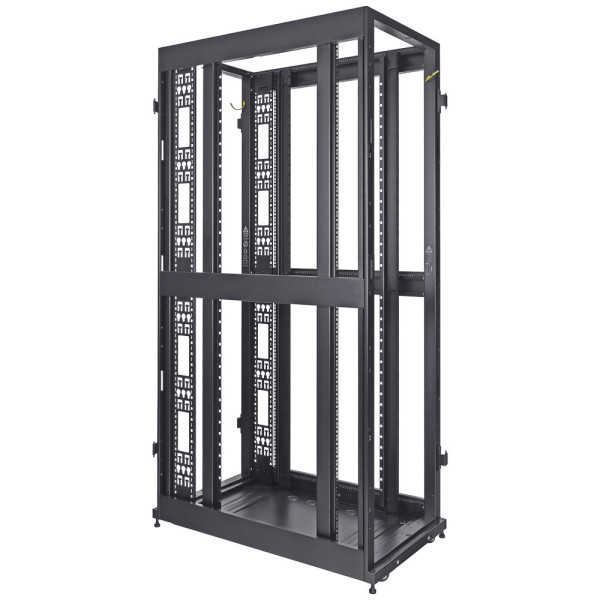 Safenet 42U (600x1000)mm Glass Front Door Network Rack - SCG6142 - Image 4