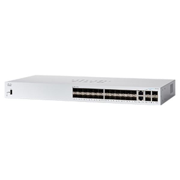 Cisco CBS 350-24S-4GEU 4GE 24 port Gigabit Managed SFP Switch - Image 2