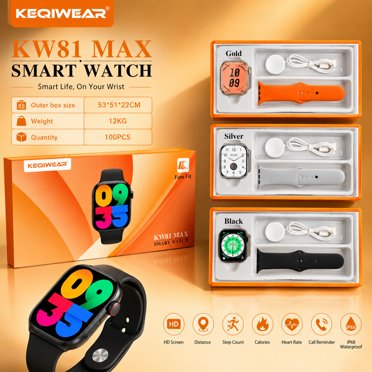 KW81 MAX Smart Watch - Image 4