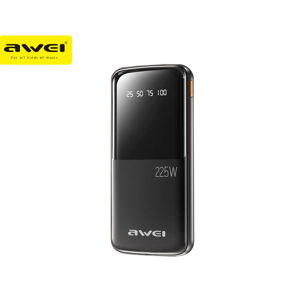 Awei P10K 10000mAh 22.5W PD Fast Charging Power Bank - Image 3