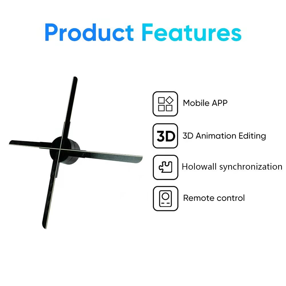 3D Hologram fan: Model X 56. Display Size: 56cm. - Image 4