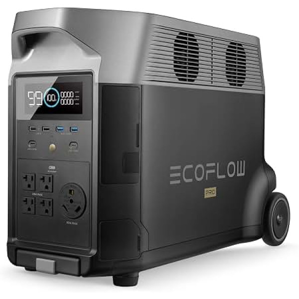 EcoFlow DELTA Pro Pure Sine Wave Inverter 3600W with Lithium Battery 3600Wh - Portable Solar Power Station - Image 3