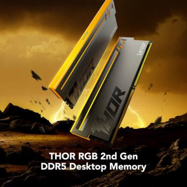Lexar THOR RGB 2nd Gen 16GB DDR5 6000Mhz CL38 Desktop RAM - Image 2